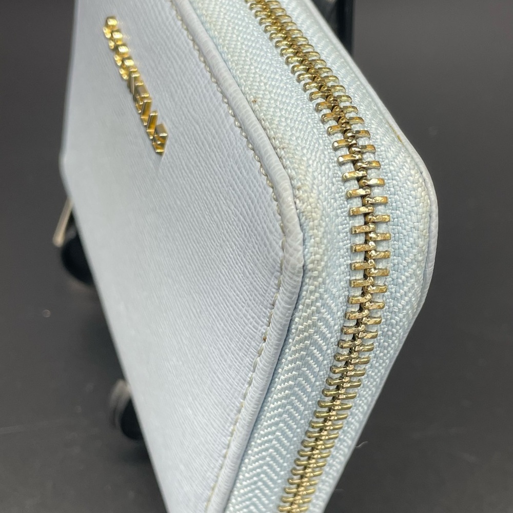 Coccinelle Light Blue Small Leather Wallet - Picture 3 of 16